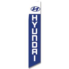 Bandera Publicitaria tipo Vela Hyundai Image