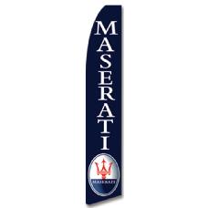 Bandera Publicitaria tipo Vela Maserati Negra Image