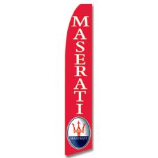 Bandera Publicitaria tipo Vela Maserati Roja Image