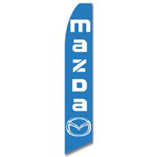 Bandera Publicitaria tipo Vela Mazda Image