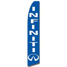 Bandera Publicitaria tipo Vela Infiniti Azul Image