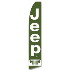 Bandera Publicitaria tipo Vela Jeep Image