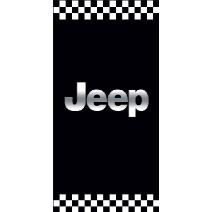 Banner Jeep Negro Cuadros Image