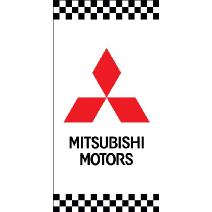 Banner Mitsubishi Motors Blanco Cuadros Image