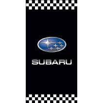 Banner Subaru Negro Cuadros Image