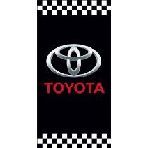 Banner Toyota Negro Cuadros Image